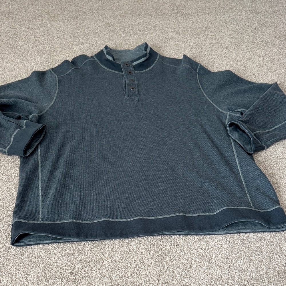 Tommy Bahama Quarter Button Pullover